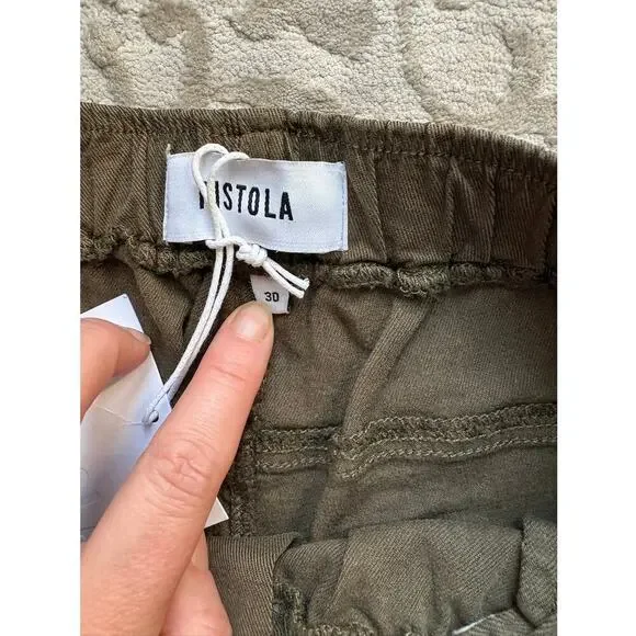 Pistola Anthropologie Women’s Pants Olive Green Size 30 NWT - Picture 8 of 8